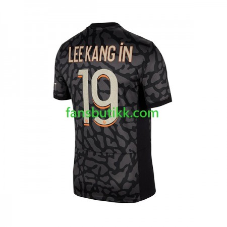 Fotballdrakt Paris Saint-Germain PSG Lee Kang In 19 Tredjetrøye 2023-2024 Kortermet
